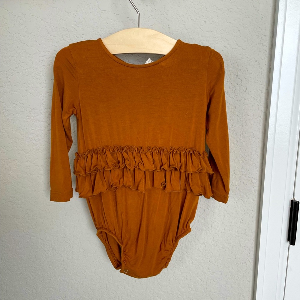KateQuinn bamboo ruffle bubble 12/18m